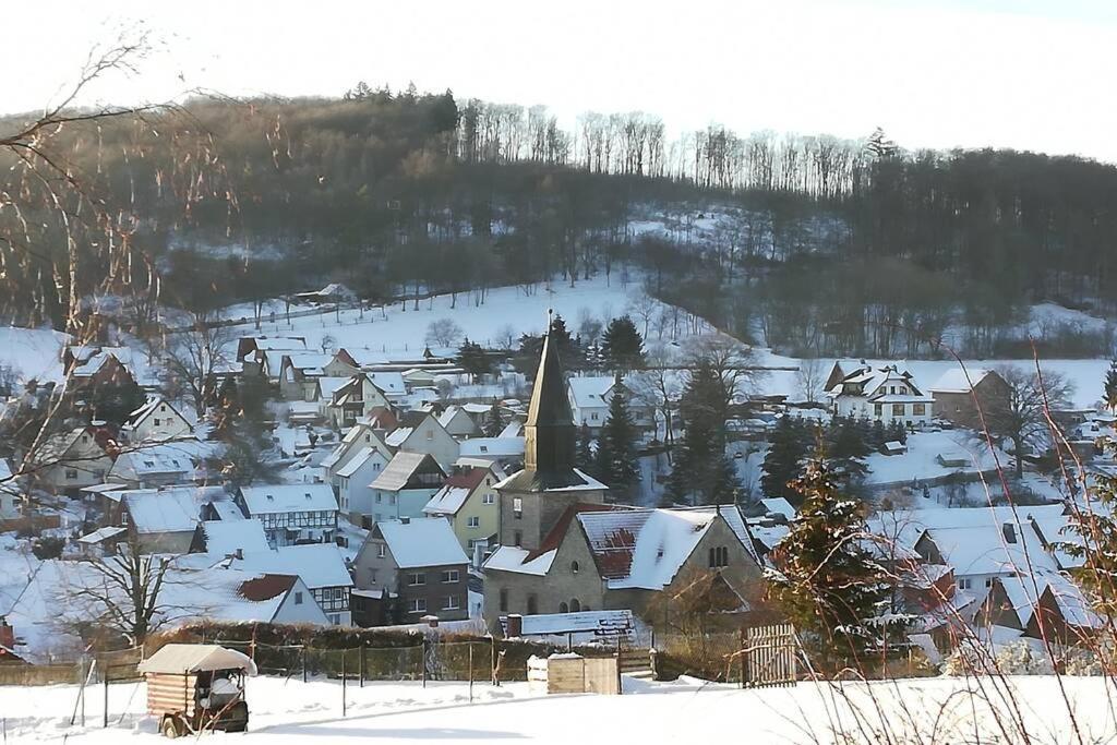 Ferienhaus Zum Kuckuck, Wng 2, Urlaub Im Eichsfeld Kallmerode Esterno foto